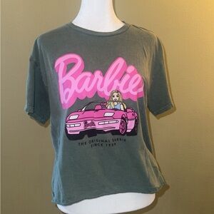 Barbie Green and Pink Crop Top